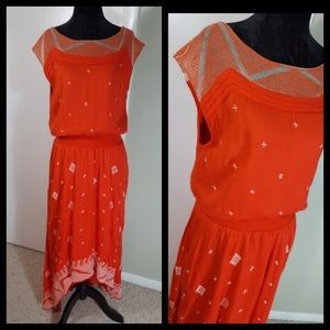 Anthropologie long dress